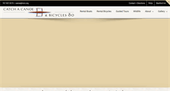 Desktop Screenshot of catchacanoe.com